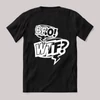 WTF Bro? feliratos fekete póló