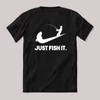 Just fish it! Feliratos fekete póló.