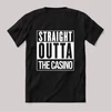 Straight outta Casino! Feliratos fekete póló