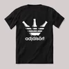 Adjálsört, adidas márkaparódia! Fekete póló