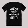 A mercedest nem elég vezetni, érezni is kell. Fekete vicces feliratos póló