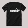 Pumpa puma paródia fekete póló