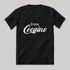 Enjoy Cocaine cocacola paródia 2 fekete póló