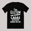 Egy életem egy halálom ladás vagyok bármi áron. Fekete vicces feliratos póló