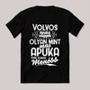 Én egy volvos apuka vagyok, Fekete feliratos vicces póló.