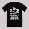 Egy életem egy halálom hyundai-os vagyok bármi áron. Fekete feliratos vicces póló.
