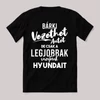 Autót bárki vezethet, hondát a legjobbak. Fekete feliratos vicces póló.