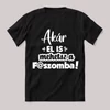 Akár el is mehetsz a f@szomba! Fekete feliratos vicces póló.