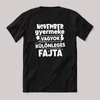 November gyermeke vagyok, különleges fajta. Fekete feliratos szülinapos vicces póló.