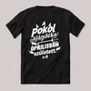 A pokol ajándéka Áprilisban született. Fekete feliratos szülinapos vicces póló.