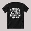 Legends drink all year, Május. Fekete feliratos szülinapos vicces póló.