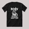 30 év egyenlő több sör mint ész. Fekete feliratos szülinapos vicces póló.