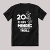 20 éves és még mindig a legnagyobb Troll. Fekete feliratos szülinapos vicces póló.