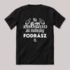Na itt egy faszagyerek, aki mellesleg Fodrász is.  Fekete feliratos szakmás vicces póló.