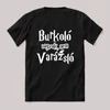 Burkoló vagyok vagyok nem varázsló. Fekete feliratos szakmás vicces póló.
