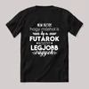 A futárok közt a legjobb vagyok. Fekete feliratos szakmás vicces póló.