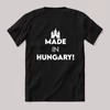 Made in Hungary. Magyaros vicces fekete póló.