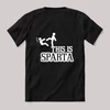 This is Sparta. Feliratos fekete póló
