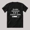 Nem öregszem, szintet lépek.  Vicces feliratos fekete póló