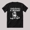 Megállítottam a játékot, hogy itt legyek. Gamer vicces fekete póló.