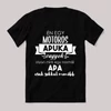 Menő motoros apuka vagyok. Feliratos fekete vicces póló.