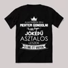 Ilyen jóképű asztalos leszek. Feliratos fekete vicces póló.