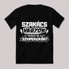 Szakács vagyok, mi a szupererőd?  Feliratos fekete vicces póló.