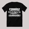 Fodrász vagyok, mi a szupererőd? Feliratos fekete vicces póló.