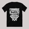 Fodrász vagyok, mi a szupererőd? 2. Feliratos fekete vicces póló.