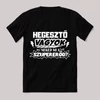 Hegesztő vagyok, mi a szupererőd? Feliratos fekete vicces póló.