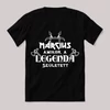 Március amikor a legenda megszületett. Feliratos fekete vicces póló.
