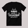 Május amikor a legenda megszületett. Feliratos fekete vicces póló.