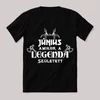 Június amikor a legenda megszületett. Feliratos fekete vicces póló.