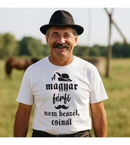 A magyar virtus pólóra nyomva