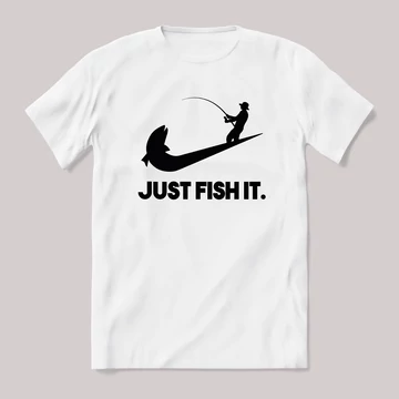 Just fish it fehér póló!