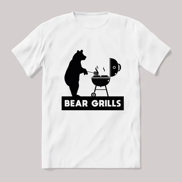 Bear grills szakács grill fehér póló