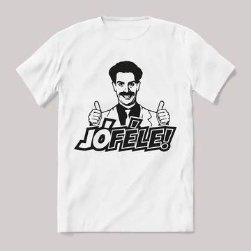 Borat jóféle fehér póló