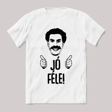 Borat jóféle fehér póló második verzió