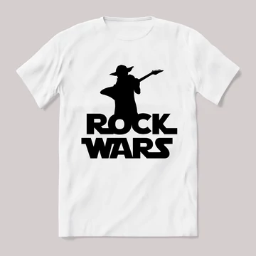 Rock wars fehér póló