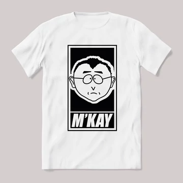 MR Mkay fehér póló.