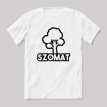 Fa-szomat fehér póló.