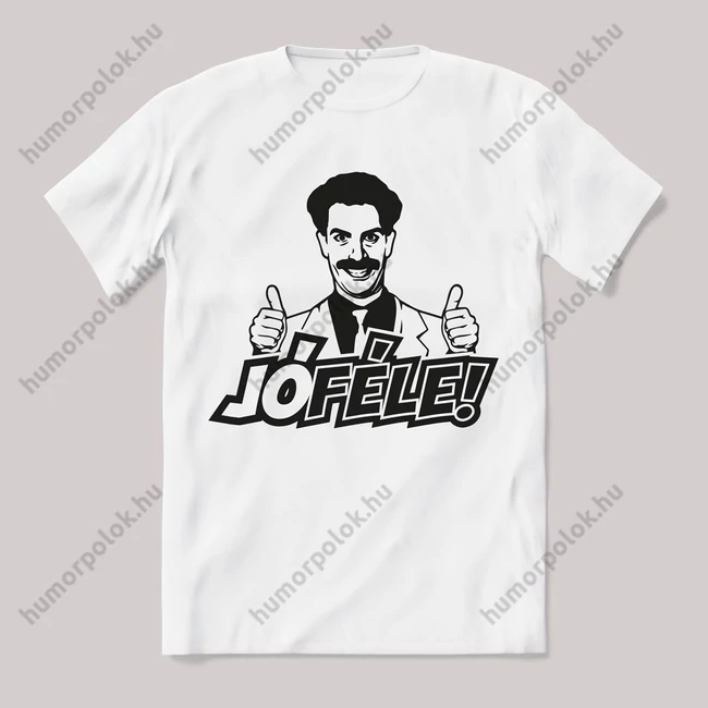 Borat jóféle fehér póló