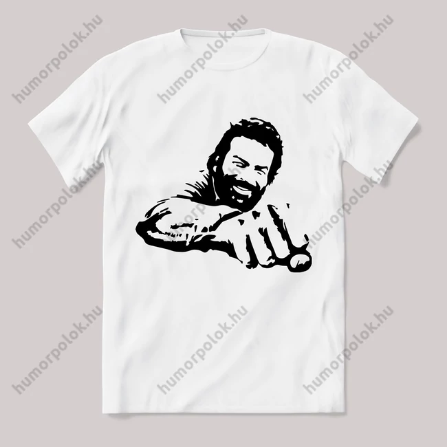 Bud Spencer fehér póló