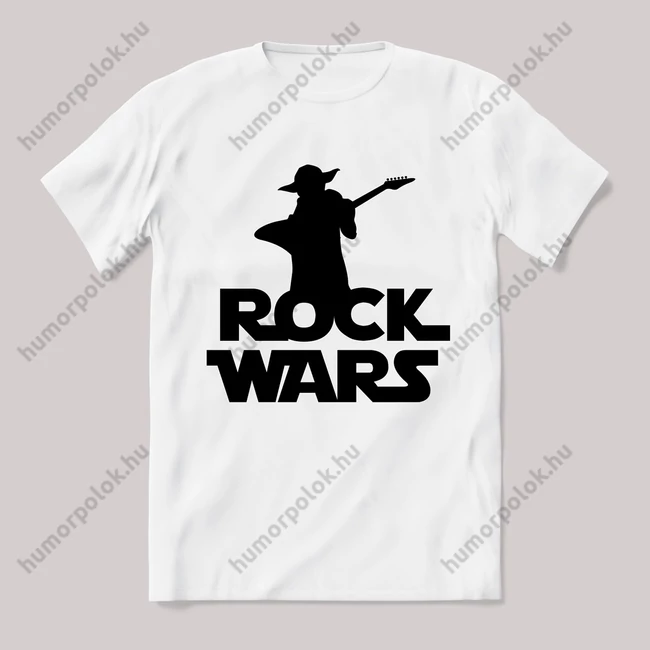 Rock wars fehér póló