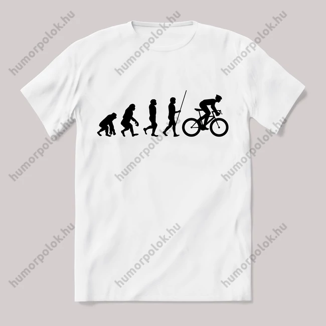 Bicikli evolúció bicajos póló.
