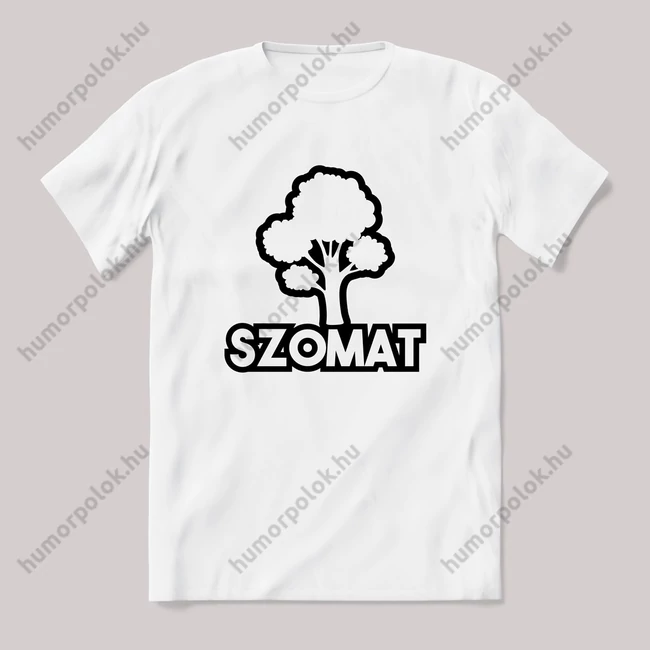 Fa-szomat fehér póló.